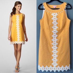 Lilly Pulitzer Yellow Mini Dress Vibrant and Stylish